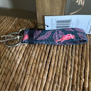 NWT Loop Keychain - Brilliant Canopy Birdies Navy